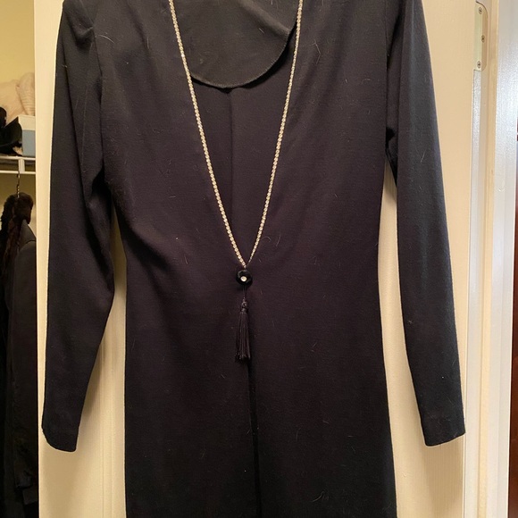 Party dress with rhinestone trim- front and back - Picture 2 of 2